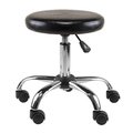 Winsome Trading Clark Round Cushion Swivel Stool with adjustable height 93720